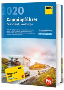 Der ADAC Campingführer für Deutschland und Nordeuropa. (Foto: PinCamp)