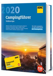 Der ADAC Campingführer für Südeuropa. (Foto: PinCamp)
