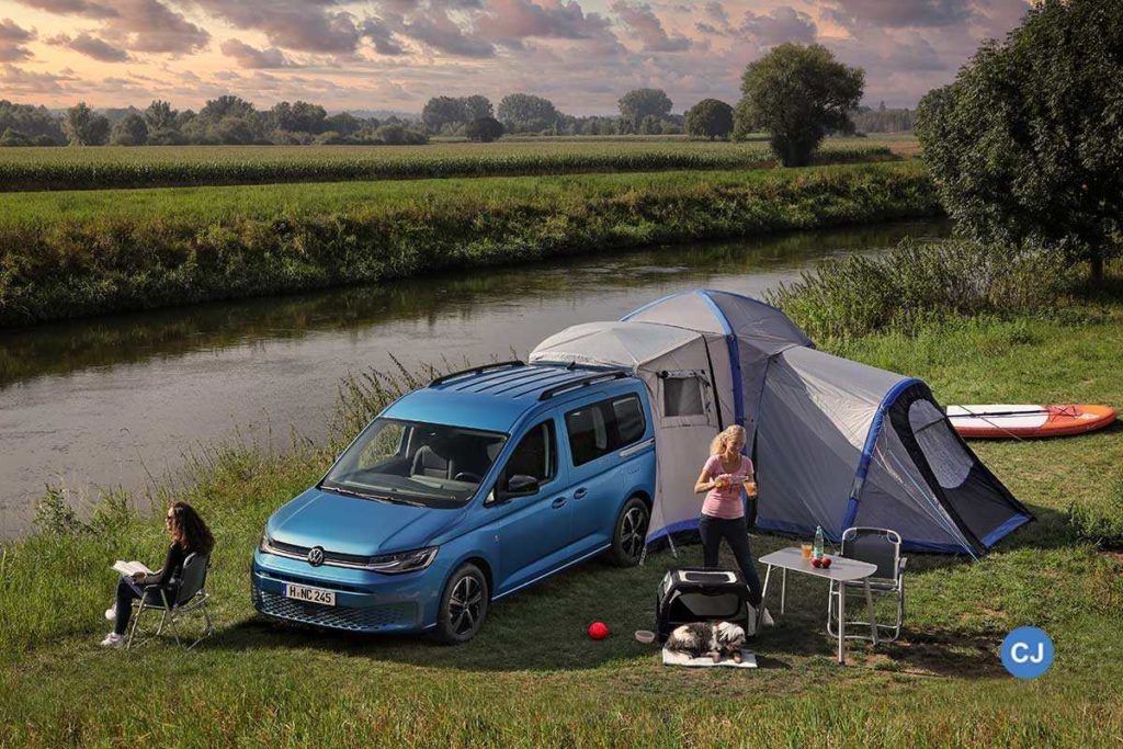 Sicheres Campen im VW Caddy Camper Journal